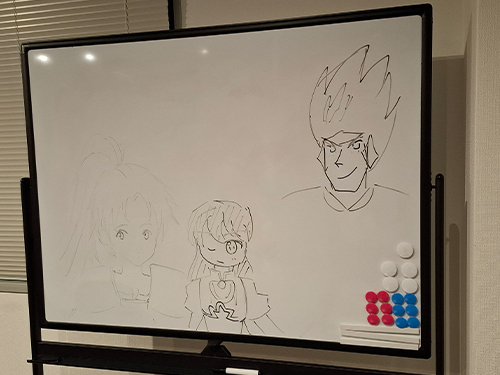 ホワイトボードのイラスト交流